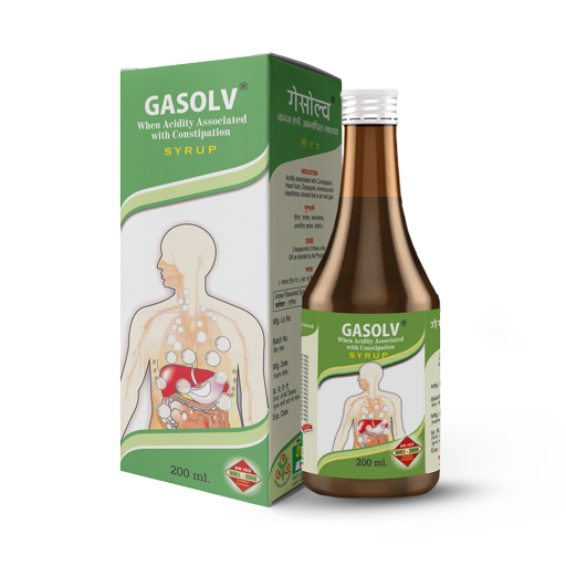 GASOLV SYRUP - Dhavantary Health Care